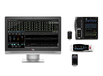 Masimo Patient SafetyNet monitor and devices.